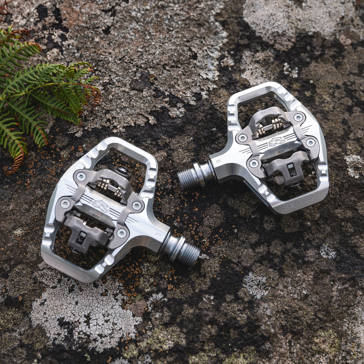 Revo-TRC Trail Clip Pedals (Polished Silver)