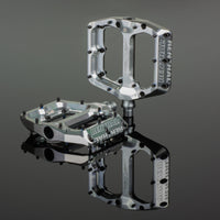 Revo-F Flat Pedals (Polished Silver)