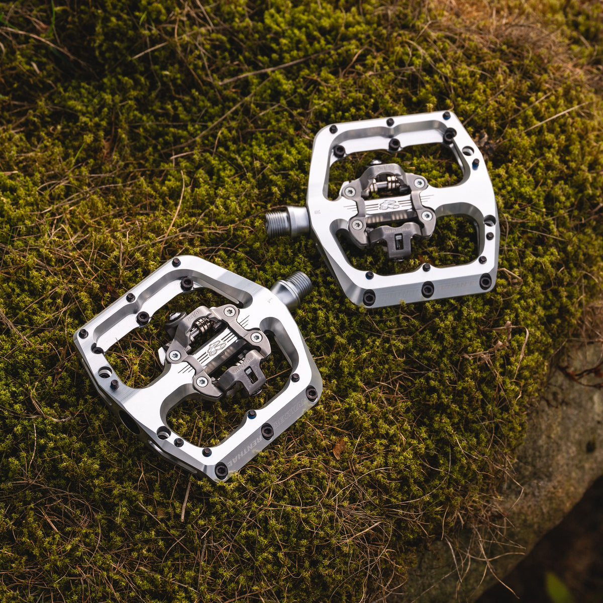 Revo-DHC Downhill Clip Pedals (Polished Silver)
