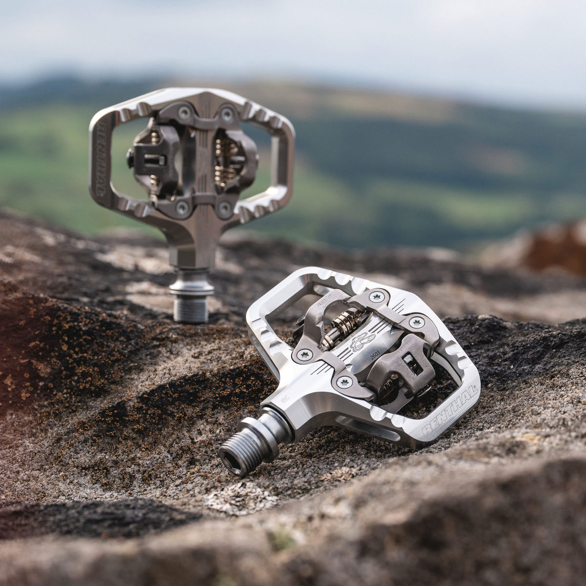 Revo-TRC Trail Clip Pedals (Polished Silver)