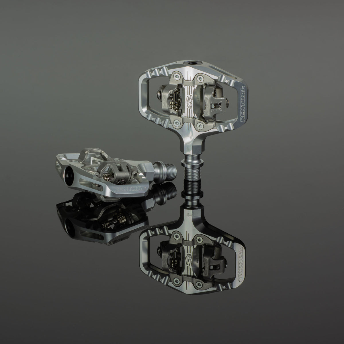 Revo-TRC Trail Clip Pedals (Polished Silver)