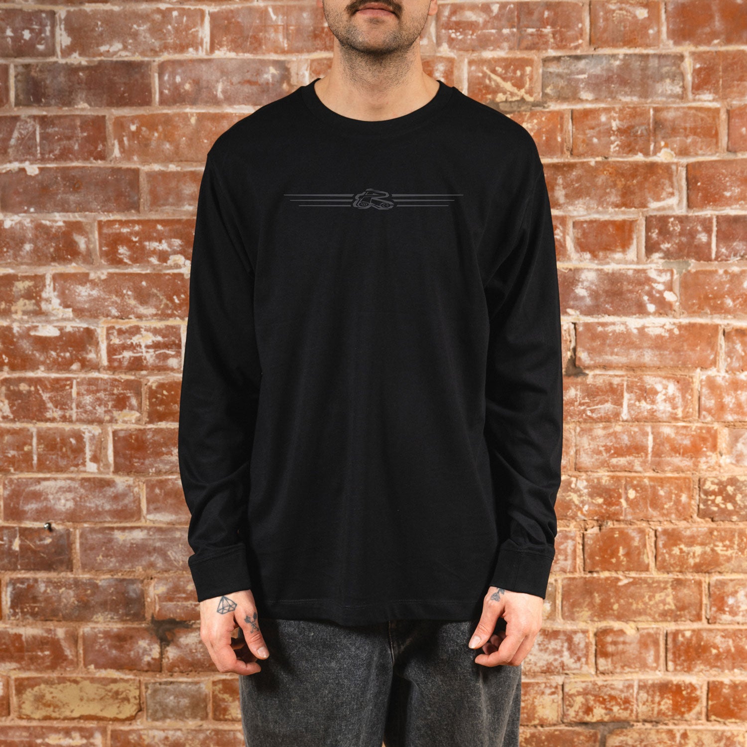 Wings L/S T-Shirt - Black