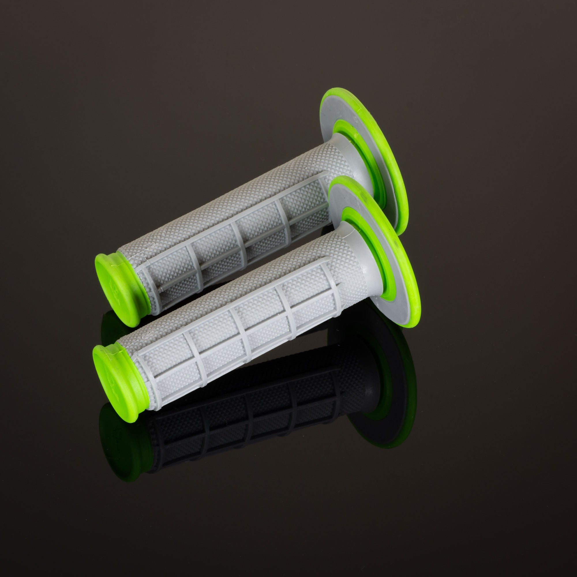 MX Dual Compound Grips Green H/Waff – Renthal Official