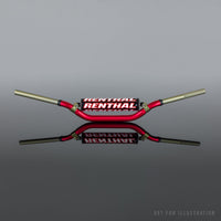 998 Twinwall® - 1-1/8" Braced Moto Handlebar