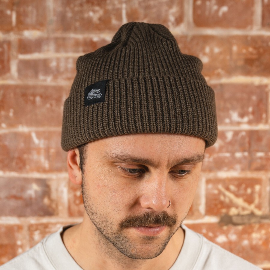 R Label Beanie - Walnut R Label Beanie - Walnut