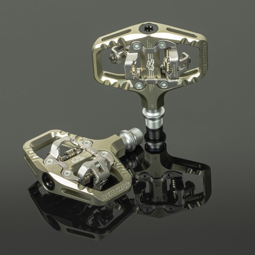 Revo-TRC Trail Clip Pedals (AluGold)
