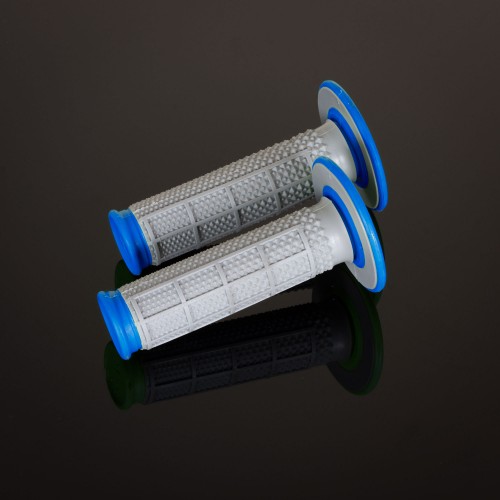 DL MX Compound Grips Tapered Blue H/Waff