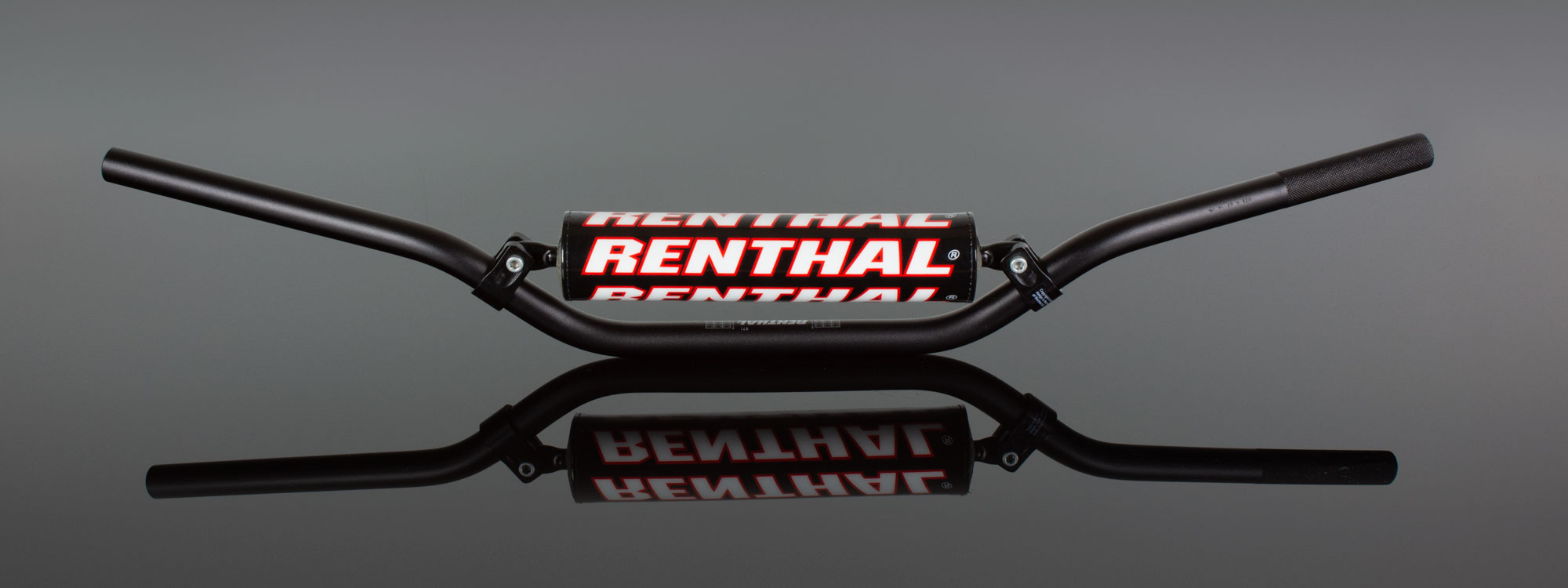 701-01-RD レンサル RENTHAL レプリカバー 赤 R・ジョンソン MX4インチ